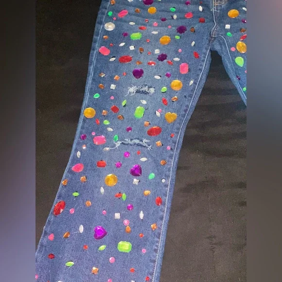 Customize Rhinestone Jeans - Picture 2 of 4